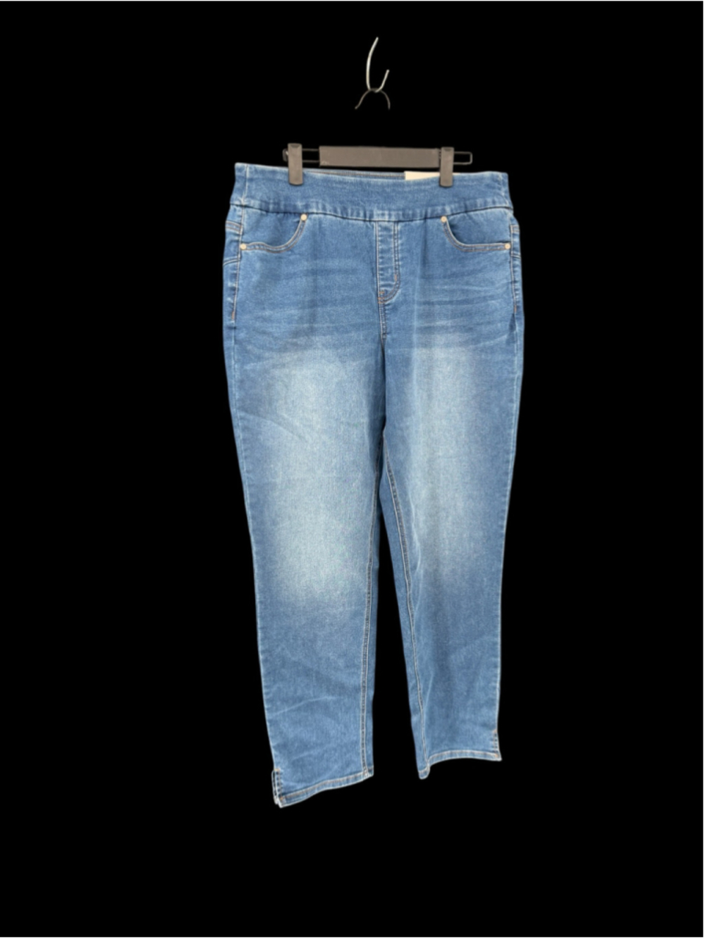 Women's Cato Contour Fit Jeans Size 16 Blue Ankle Cropped